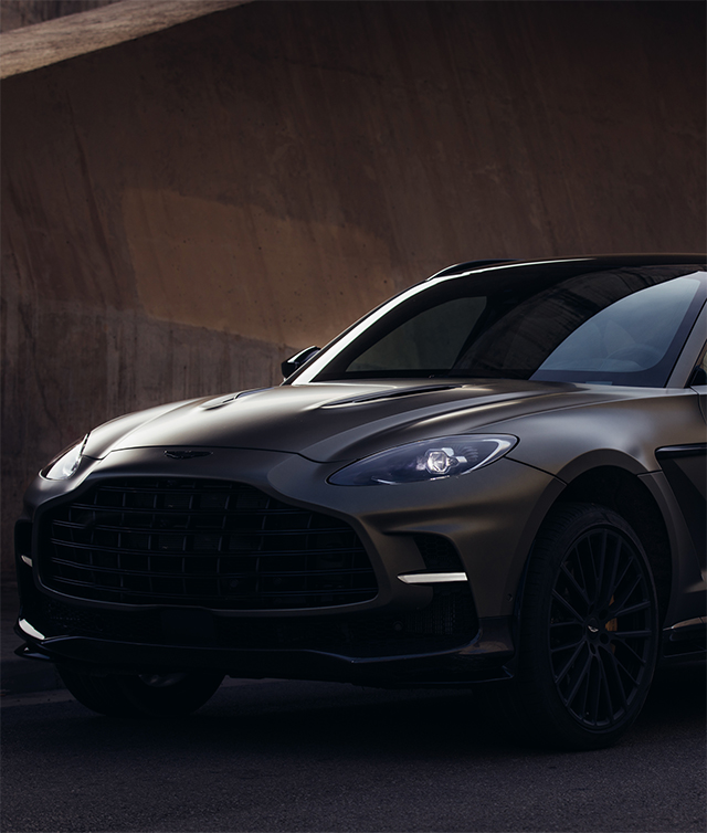 Front of Aston Martin