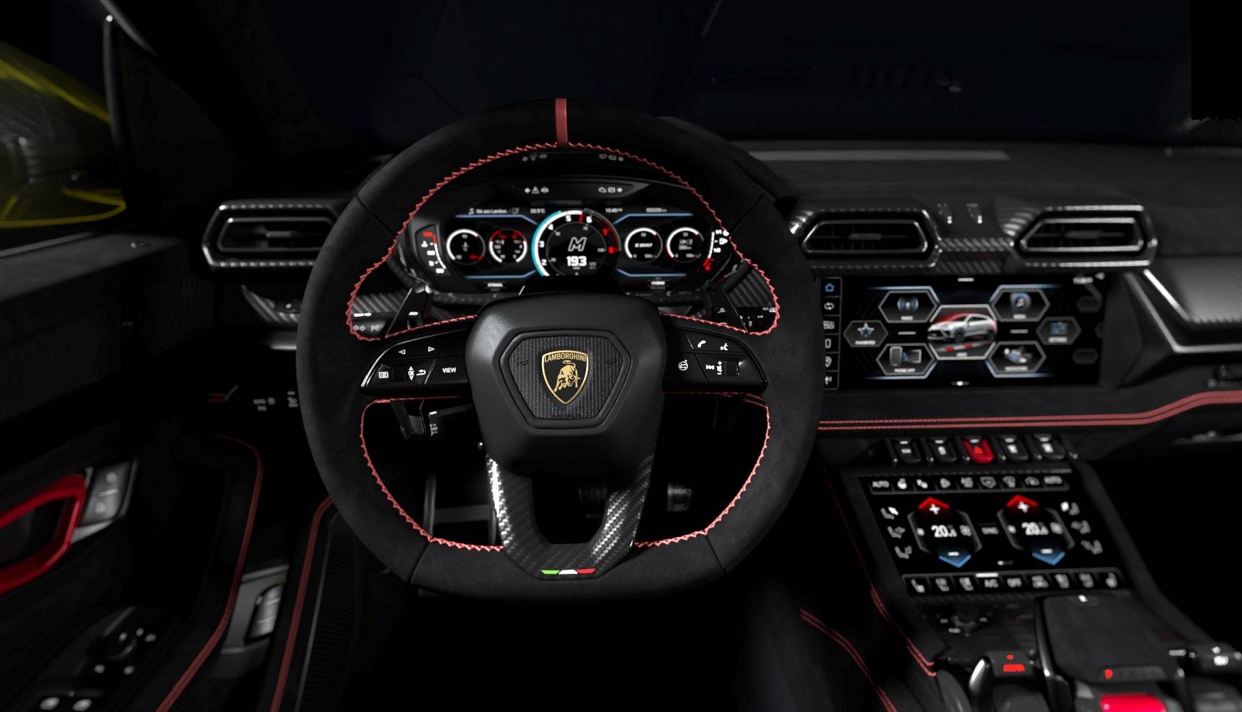 Urus SE Performante carbon steering wheel